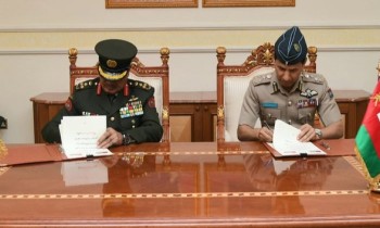 توقيع مذكرة تفاهم بين وزارتي الدفاع في سلطنة عُمان والأردن