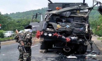 مصرع 16 عسكريا في حادث سير بالهند