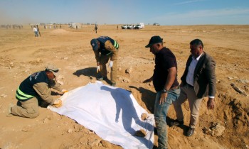 انتشال 18 جثة بمقبرة جماعية في سرت الليبية