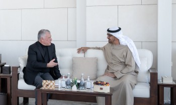 رئيس الإمارات وملك الأردن يبحثان العلاقات الثنائية وقضايا المنطقة