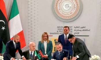 اتفاق تاريخي حول الغاز بين إيني الإيطالية والمؤسسة الوطنية في ليبيا