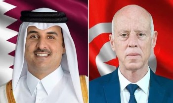 الرئيس التونسي يهاتف أمير قطر بعد استقباله مبعوثا من الدوحة