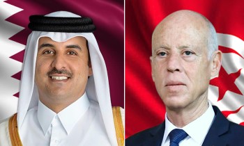 الرئيس التونسي يهاتف أمير قطر ويبحثان تطوير العلاقات