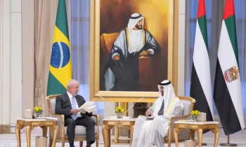 بحثا علاقات التعاون.. الرئيس الإماراتي يستقبل نظيره البرازيلي